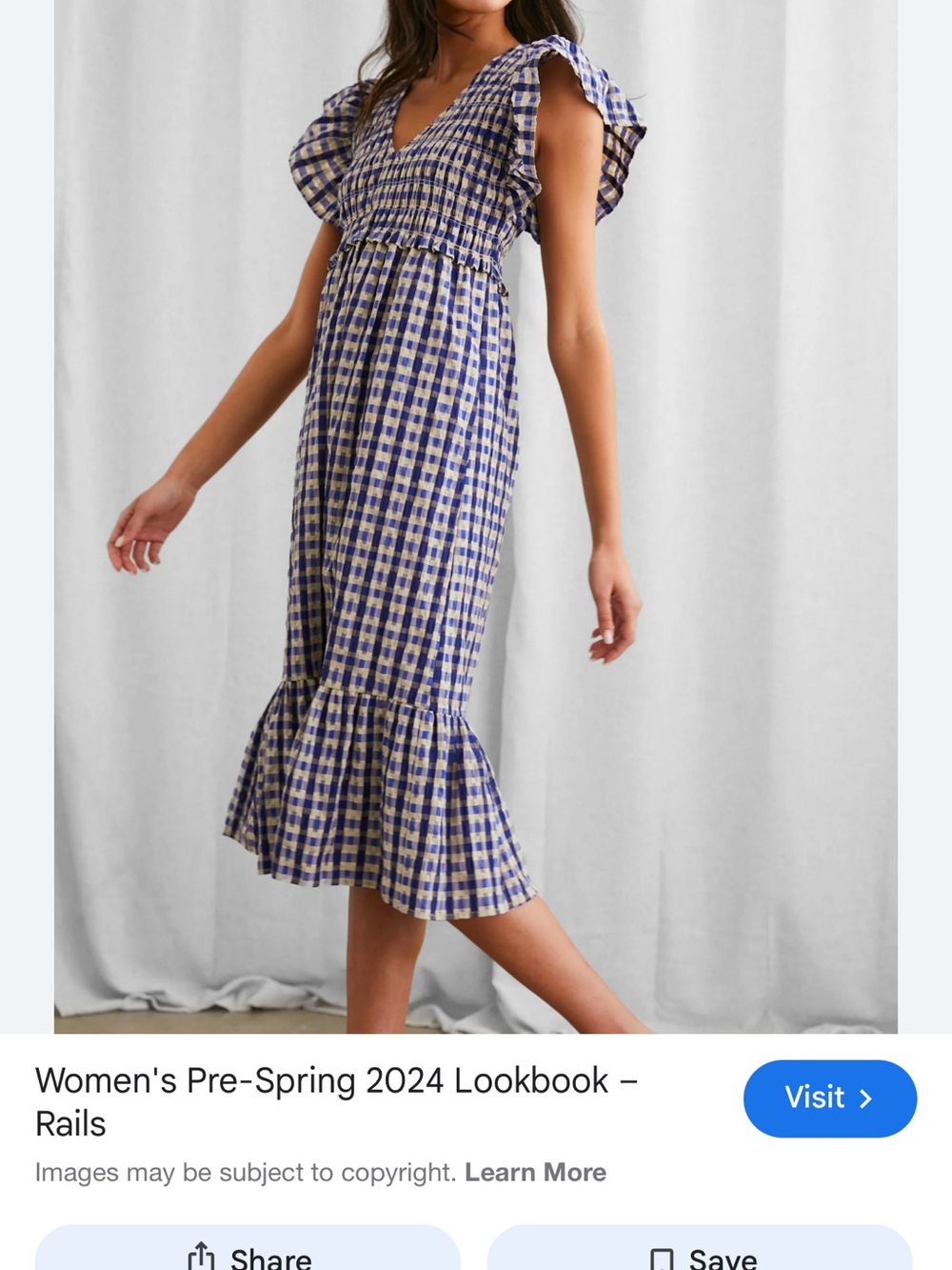 Rails Clementine Dress Navy - Picture 3 of 3